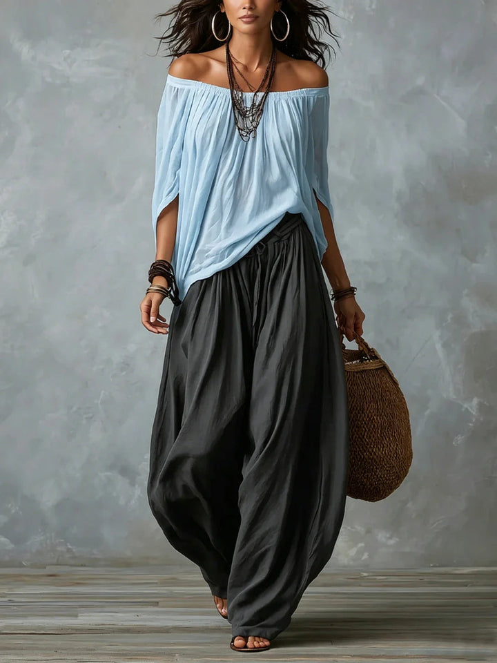 Esme | Zrelaksowany Zestaw Off-Shoulder