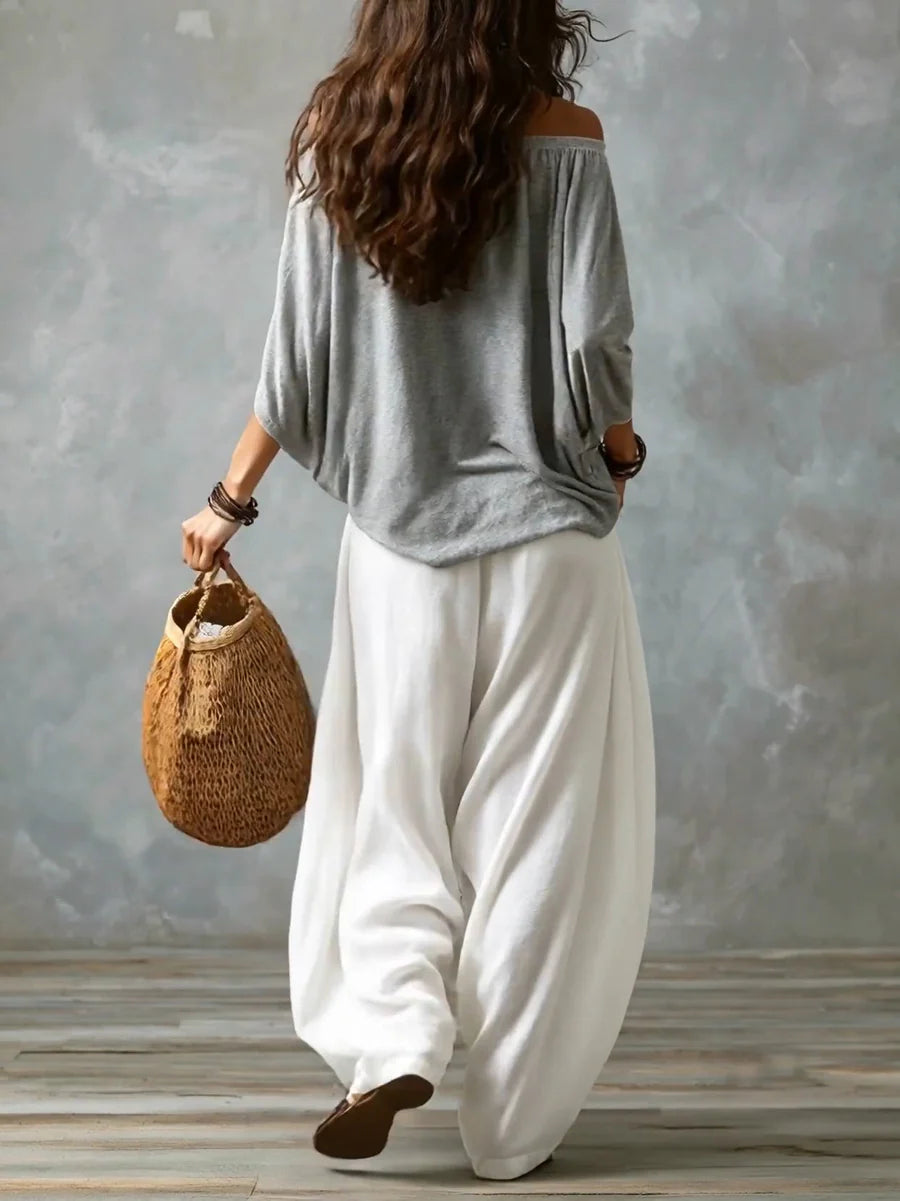 Esme | Zrelaksowany Zestaw Off-Shoulder