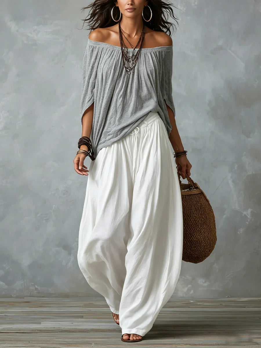 Esme | Zrelaksowany Zestaw Off-Shoulder