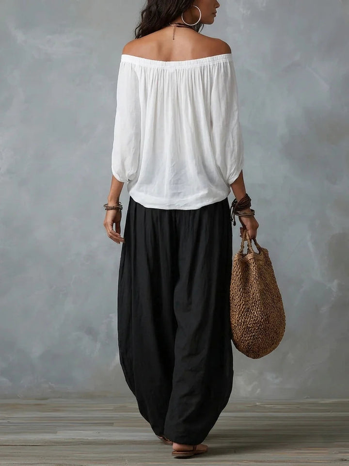 Esme | Zrelaksowany Zestaw Off-Shoulder