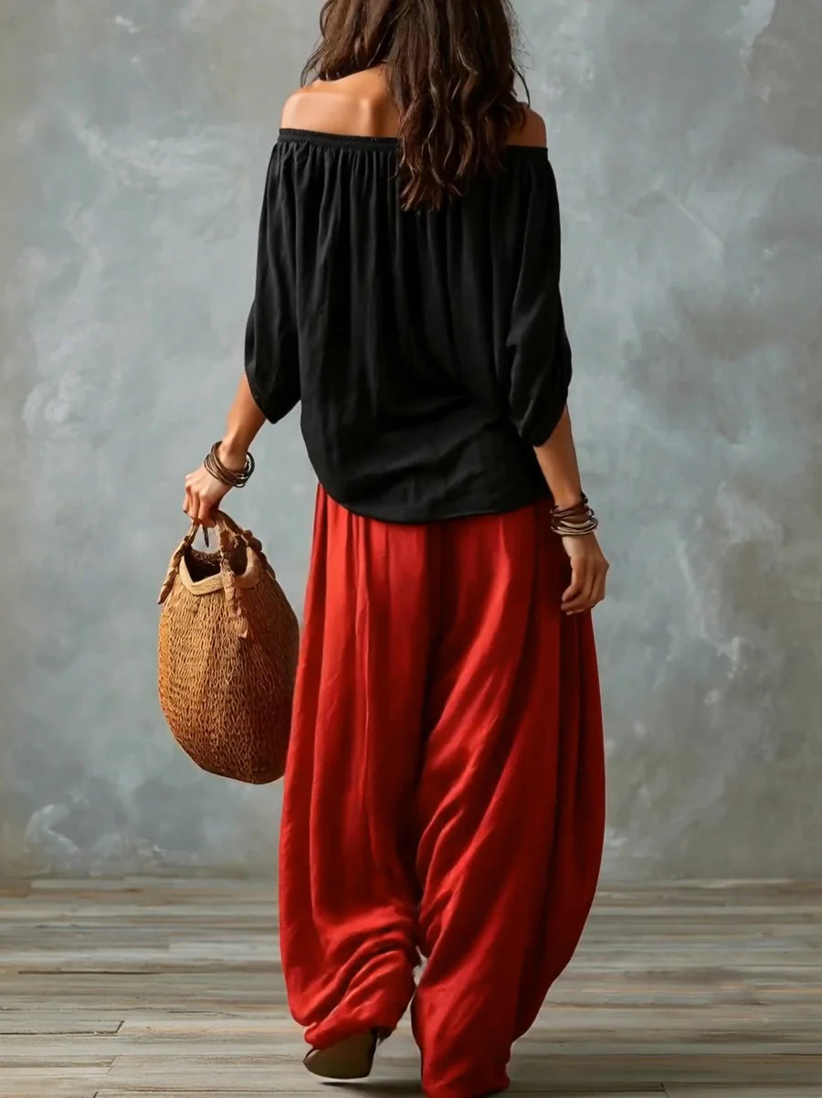 Esme | Zrelaksowany Zestaw Off-Shoulder