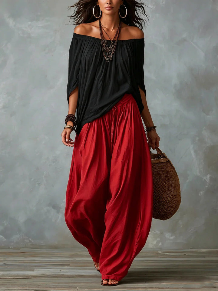 Esme | Zrelaksowany Zestaw Off-Shoulder