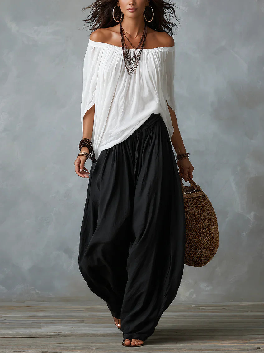 Esme | Zrelaksowany Zestaw Off-Shoulder
