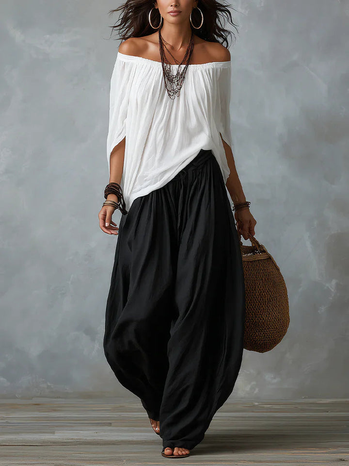 Esme | Zrelaksowany Zestaw Off-Shoulder