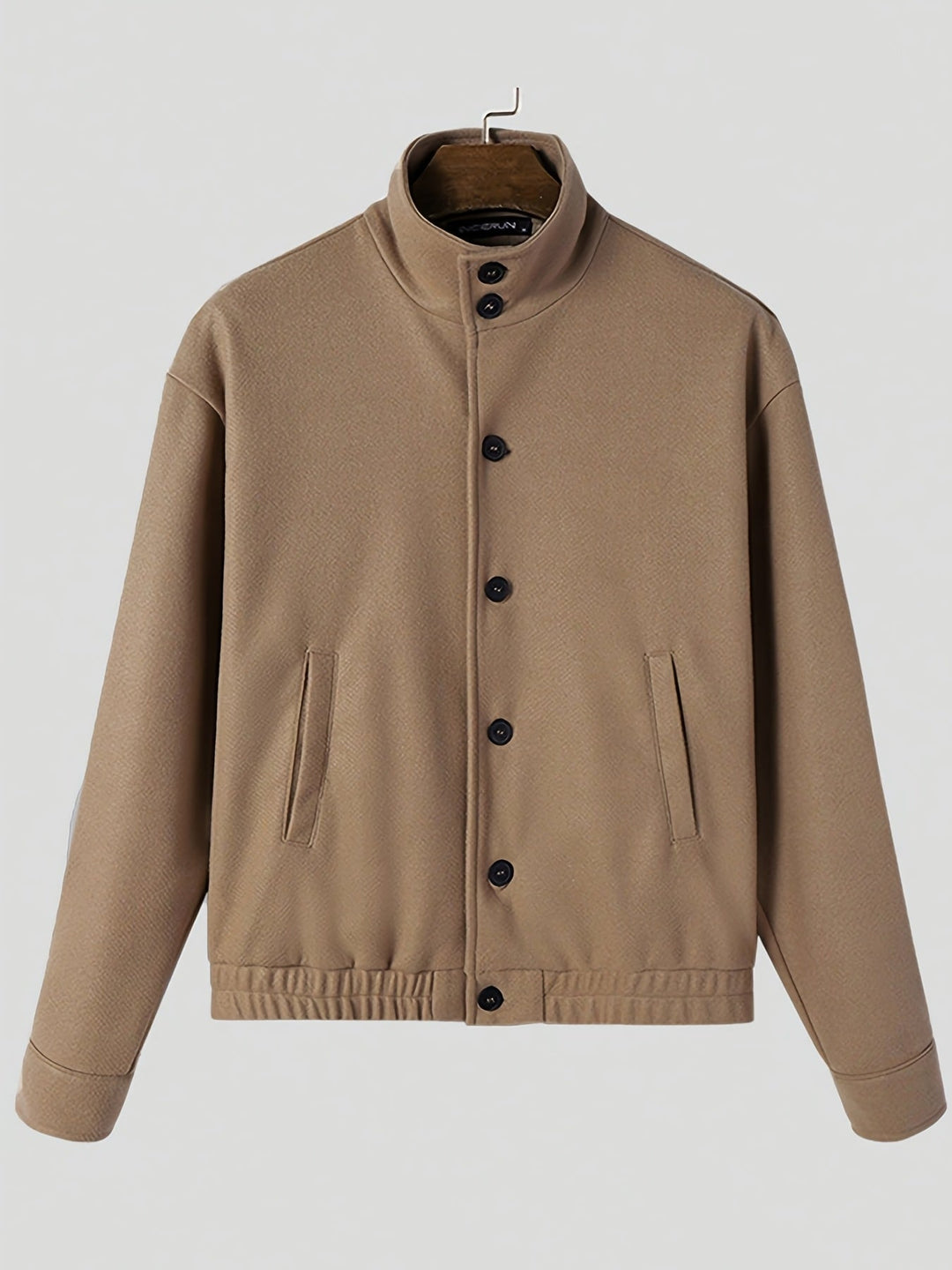 Everett Blake | Elegancka kurtka bomber z guzikami