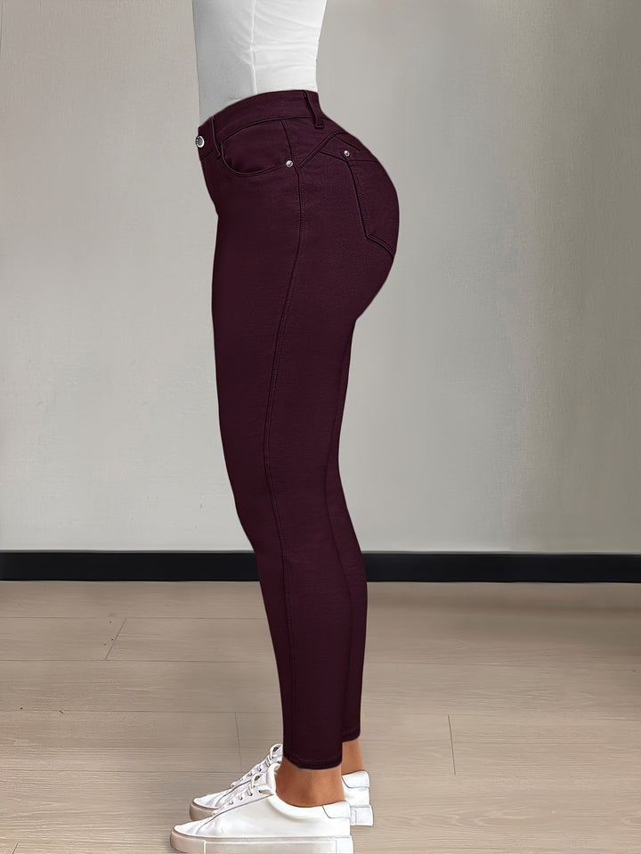Sylvie | Jeansy Skinny z Wysokim Stanem