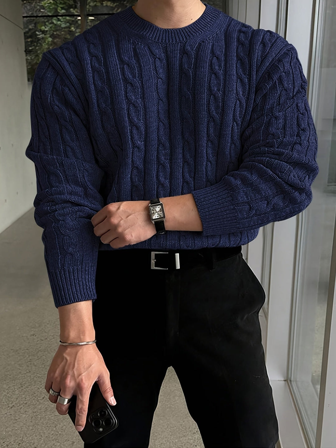Preston | Sweter z Twisted Cable