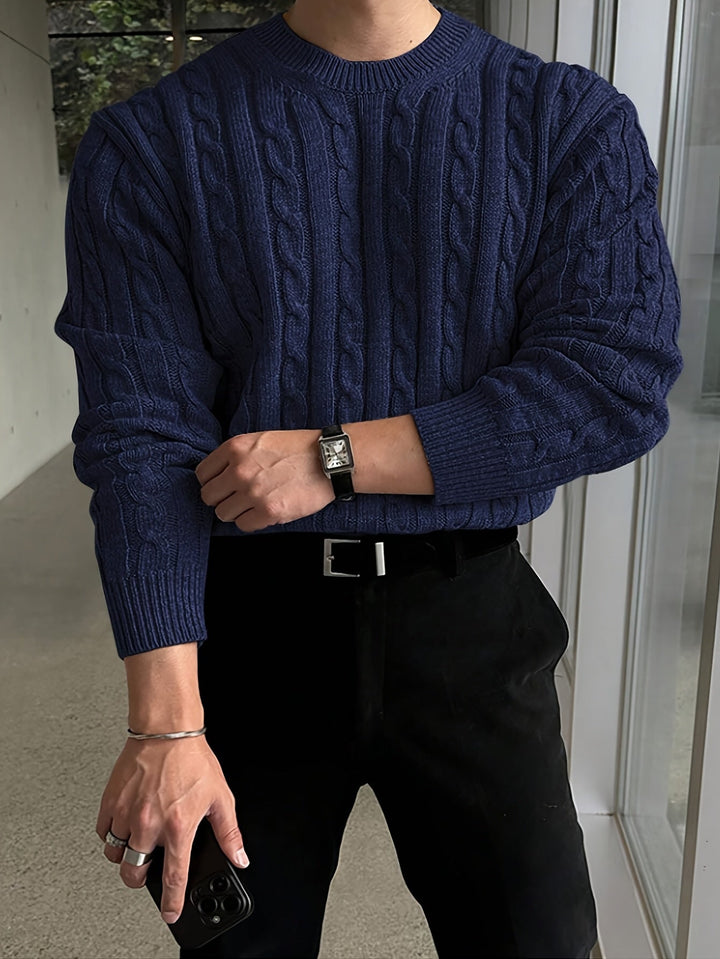 Preston | Sweter z Twisted Cable