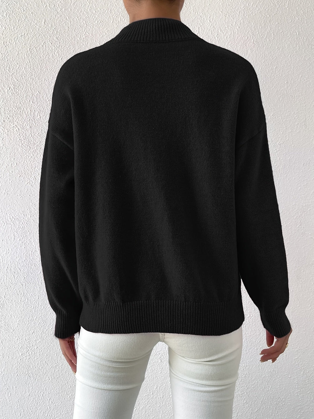Lorelei | Elegancki Sweter z Mock Neck