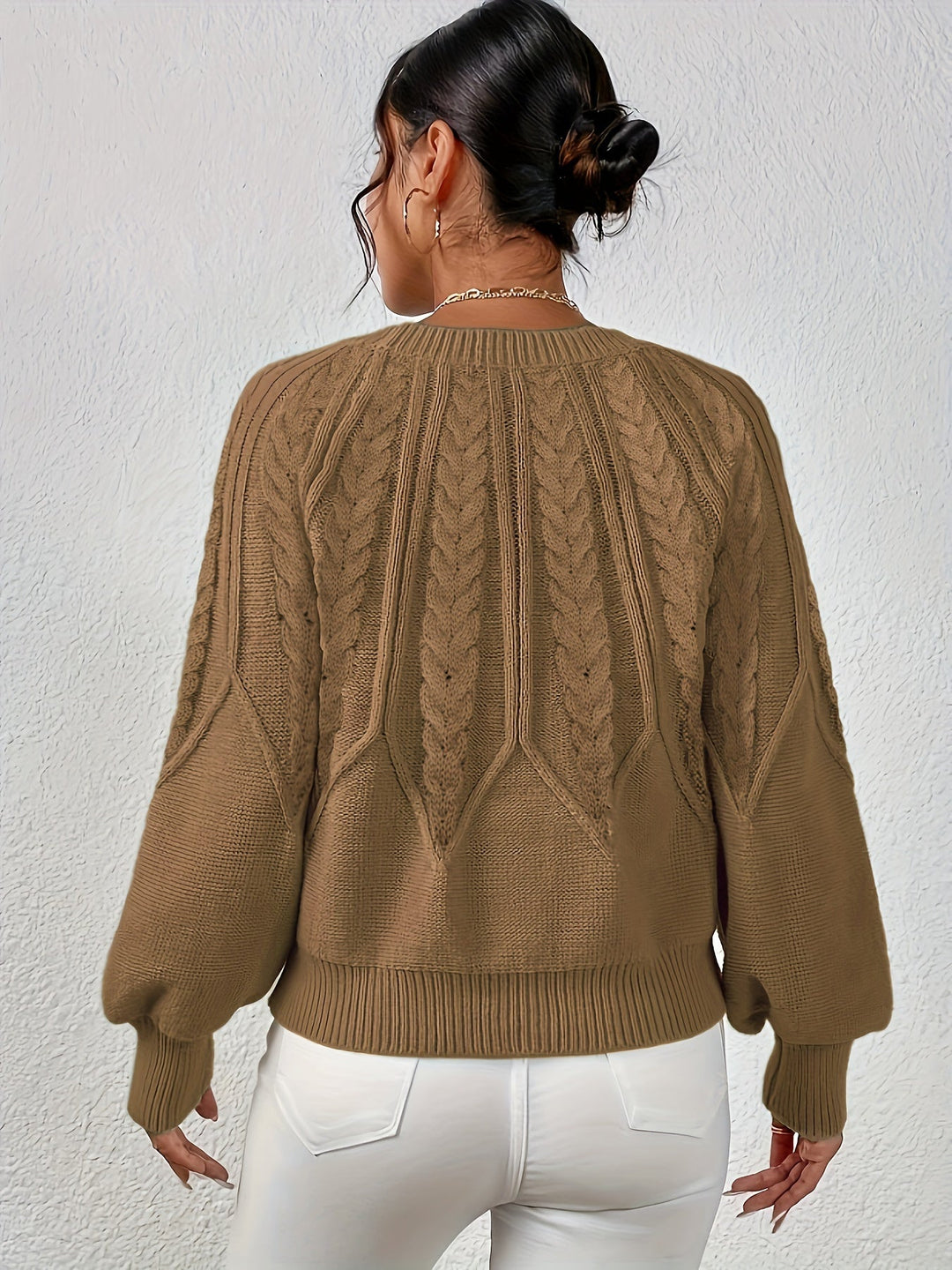 Eleanor | Luźny sweter w sploty