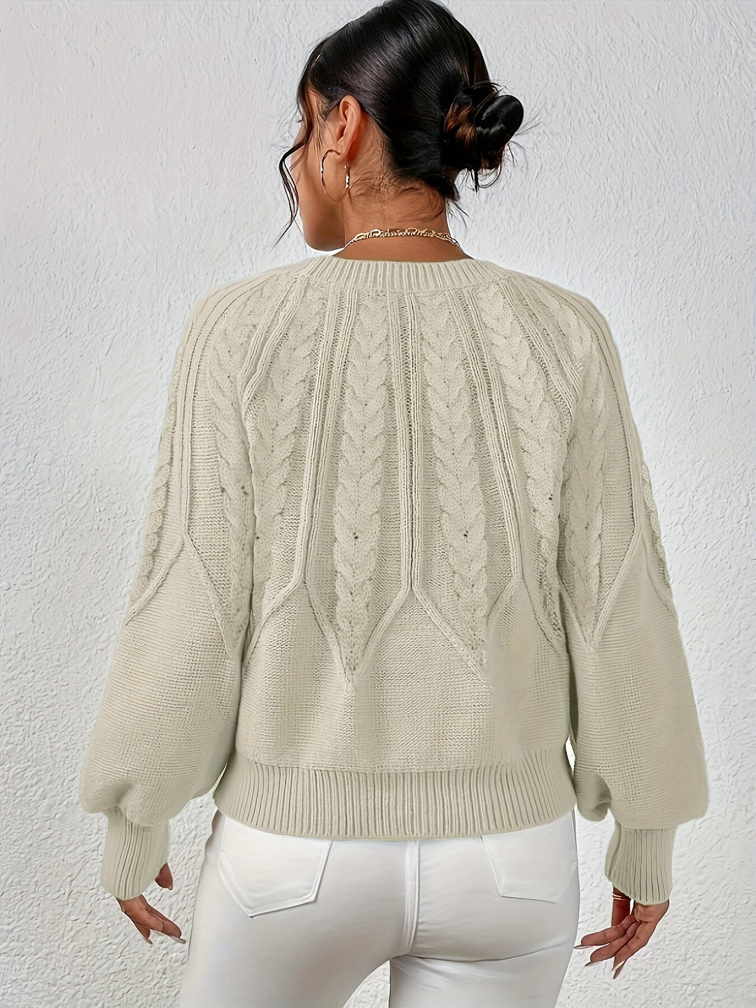 Eleanor | Luźny sweter w sploty
