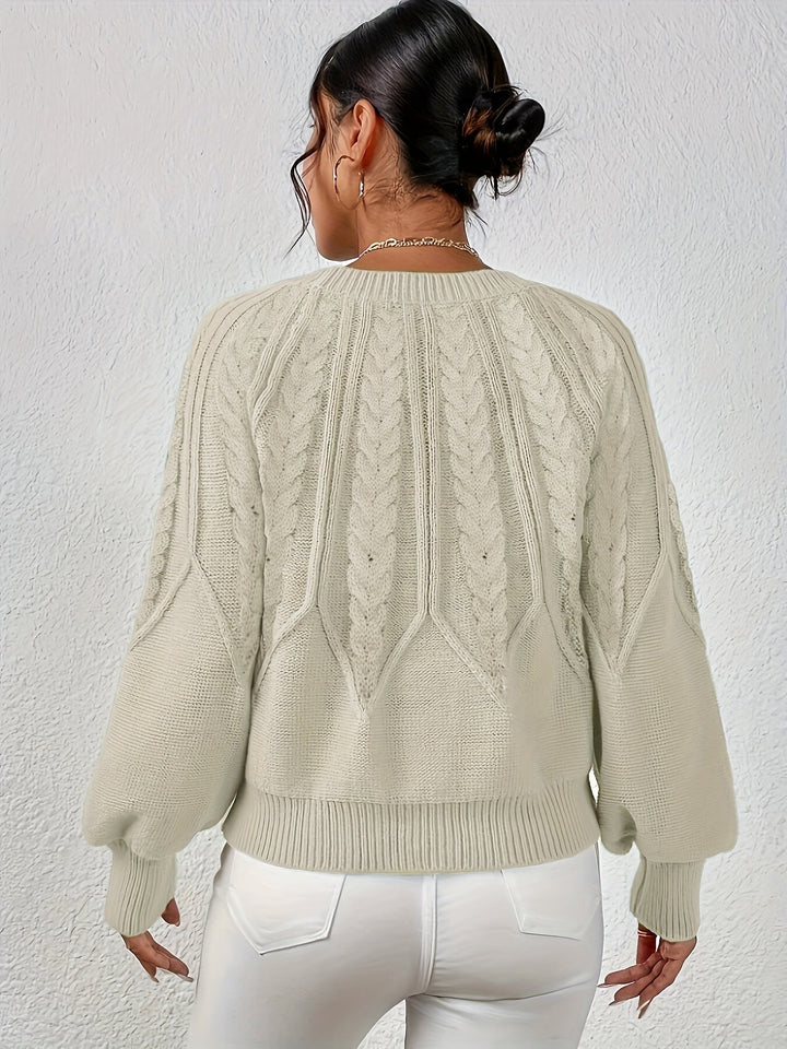 Eleanor | Luźny sweter w sploty