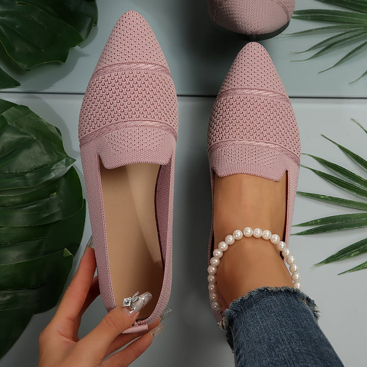 Lucia | Eleganckie Płaskie Buty Dziane