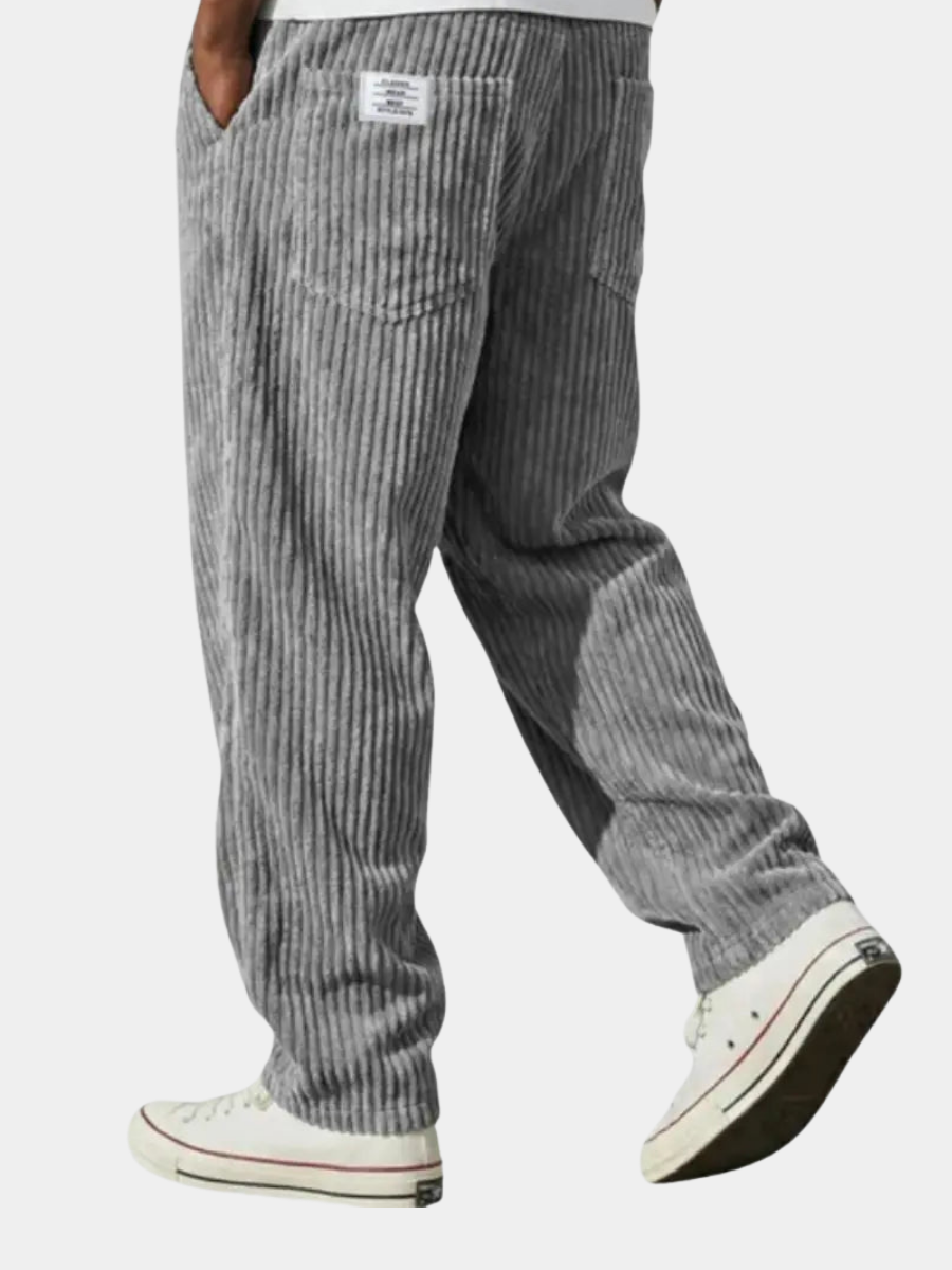 Gary | Spodnie w stylu vintage z kordurowej tkaniny