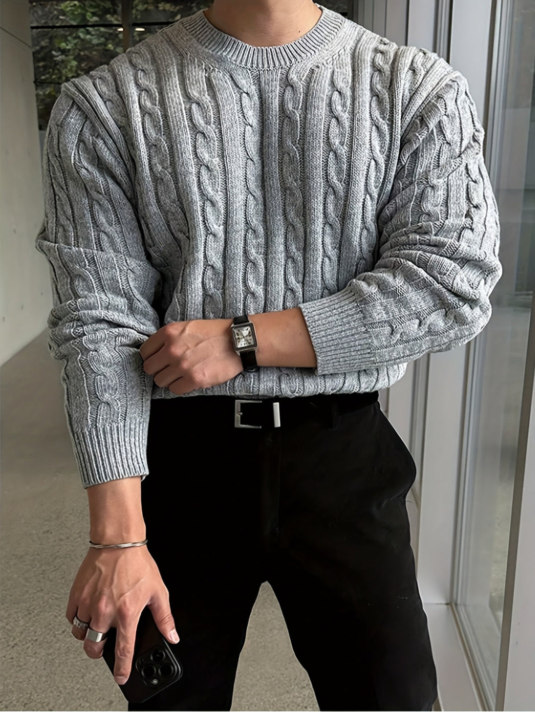 Preston | Sweter z Twisted Cable