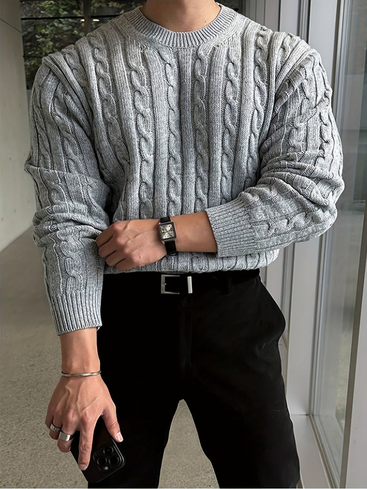 Preston | Sweter z Twisted Cable