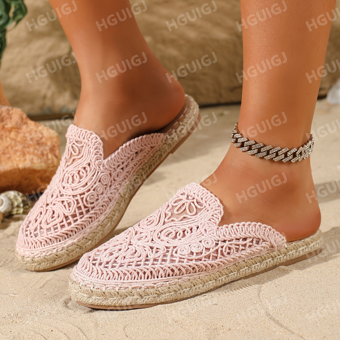 Bonnie | Plecione Klapki Slip-On