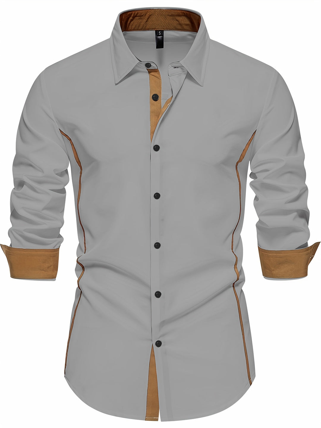 Graham | Slim Shirt z Kontrastowym Wykończeniem