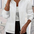 Carolyn | Kurtka baseballowa z pikowanym wzorem