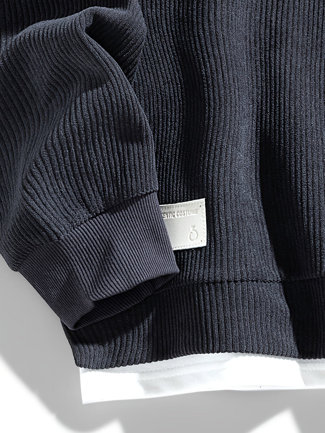 Harvey | Warstwowy Sweter z Okrągłym Dekoltem