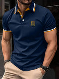 Walker | Casual Krótki Polo z Krótkim Rękawem