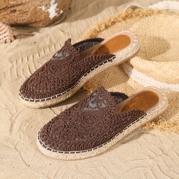 Bonnie | Plecione Klapki Slip-On