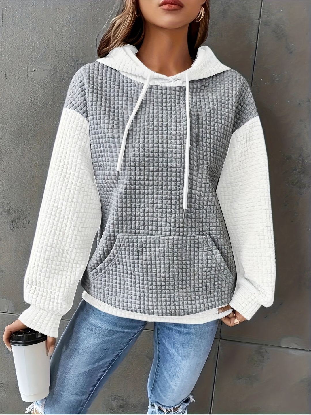 Brenna | Przytulna Bluza z Waffle