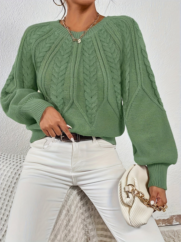 Eleanor | Luźny sweter w sploty