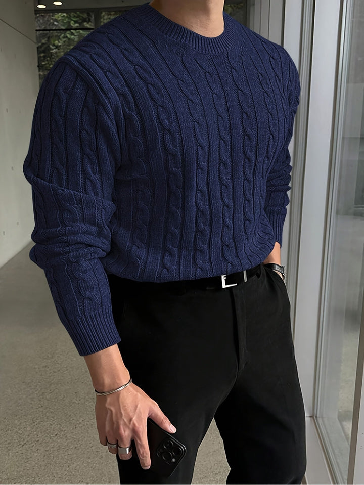 Preston | Sweter z Twisted Cable