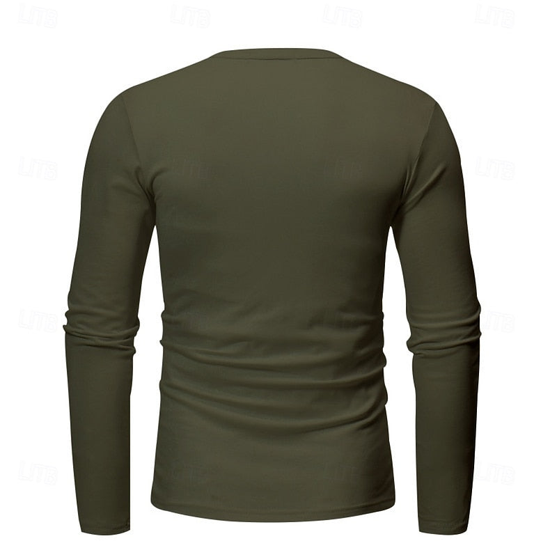 Sheldon | Klasyczny longsleeve Henley