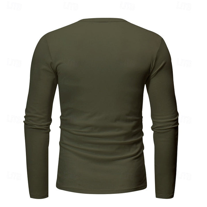 Sheldon | Klasyczny longsleeve Henley