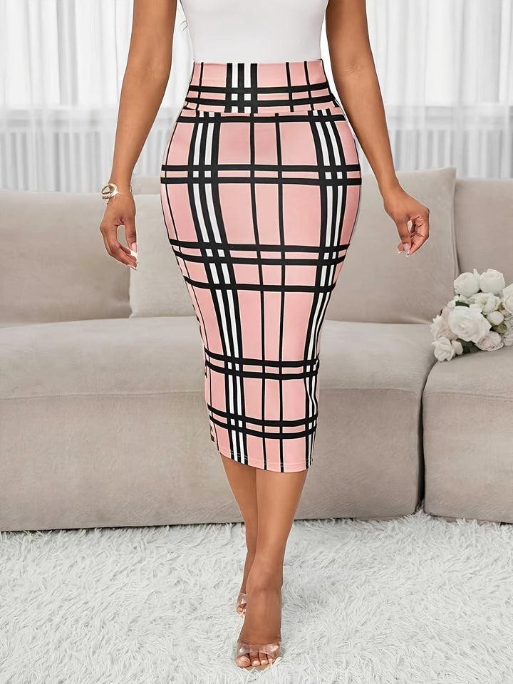 Rosa | Elegancka Spódnica w Kratę
