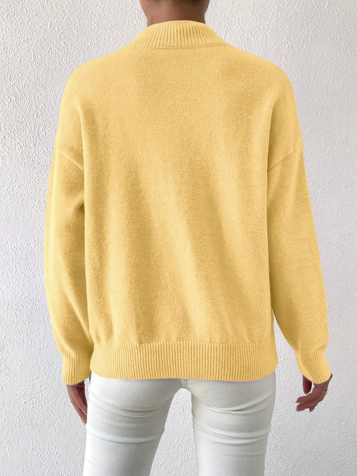 Lorelei | Elegancki Sweter z Mock Neck