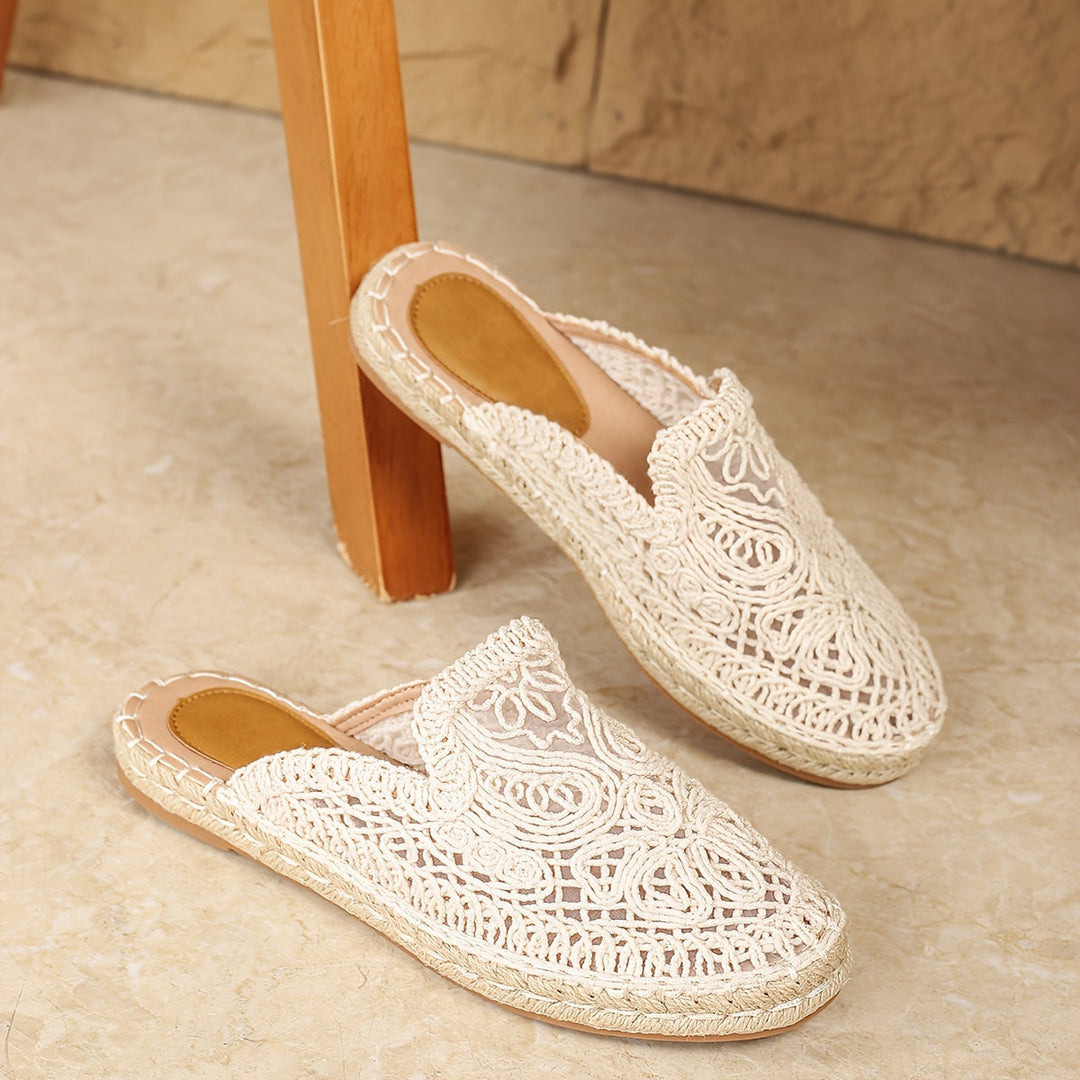 Bonnie | Plecione Klapki Slip-On