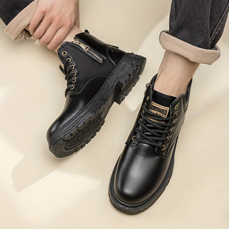 Duncan | Wytrzymałe wysokie buty sznurowane