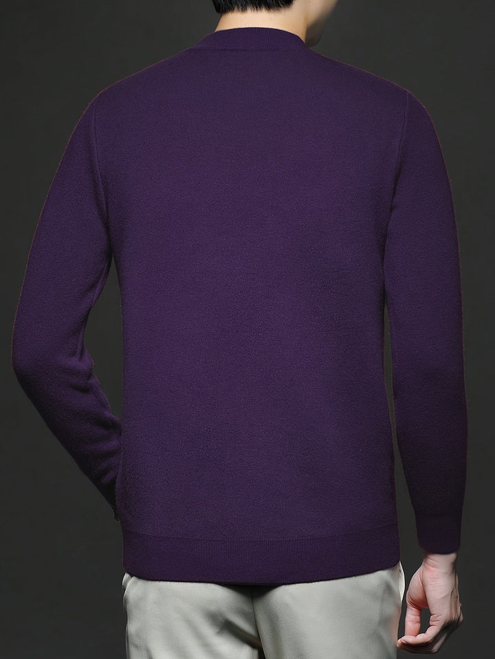 Everett | Elegancki Sweter z Wysokim Kołnierzem