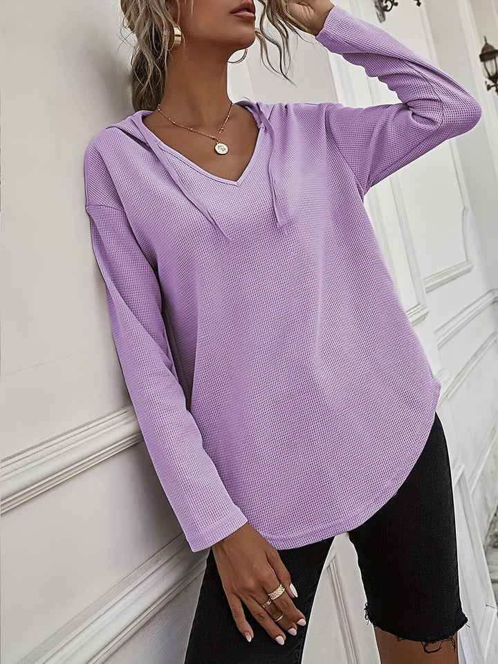 Kendra | Luźna Bluza z Kapturem w Serek