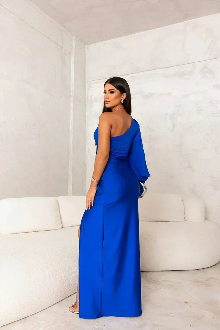 Samantha | Sukienka wieczorowa na jedno ramię