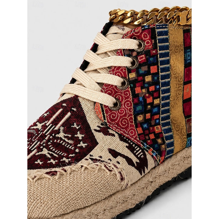 Talia | Wysokie Sneakersy w Stylu Boho