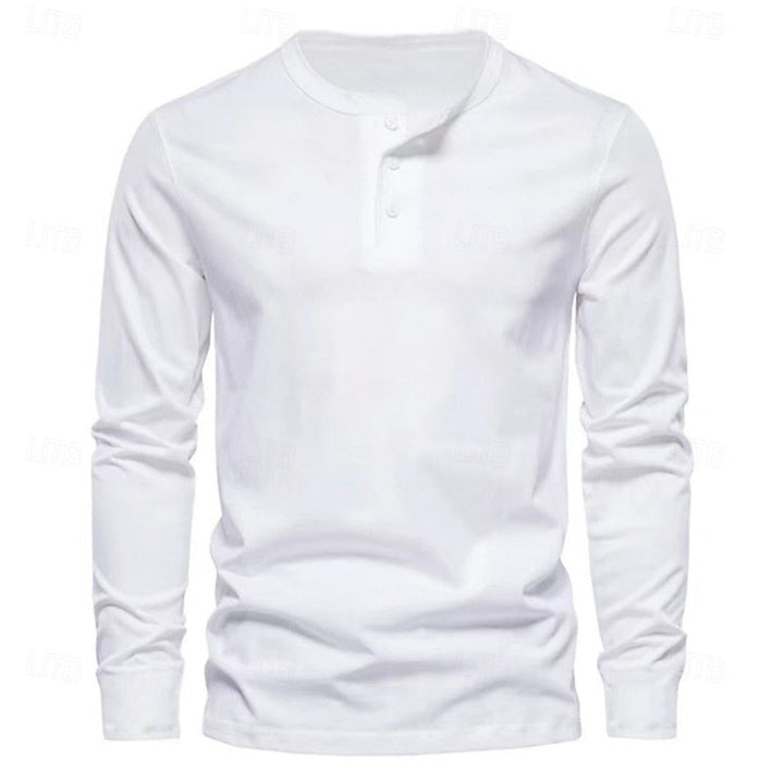 Sheldon | Klasyczny longsleeve Henley