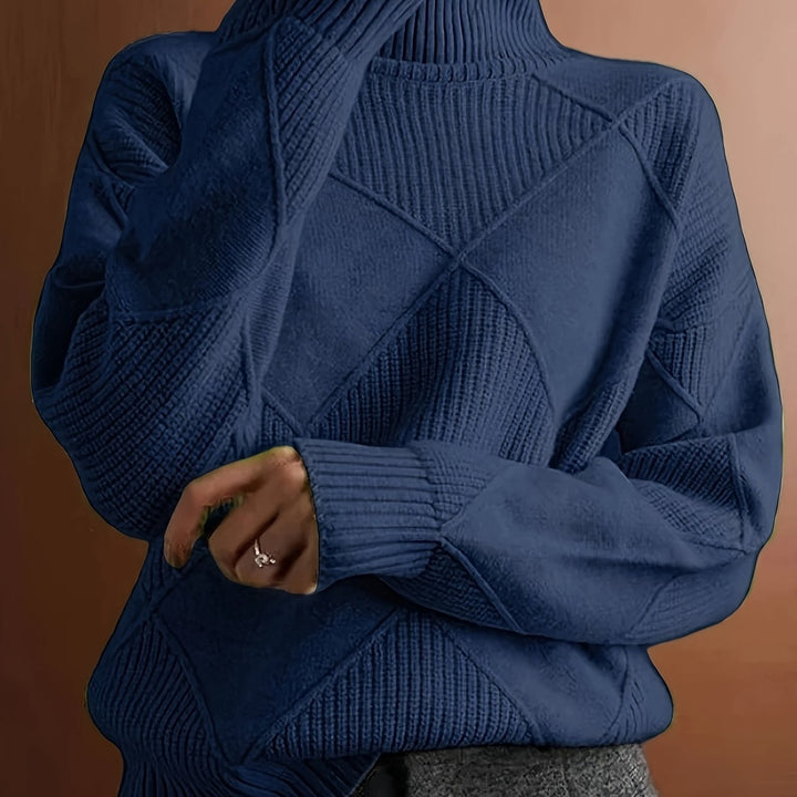 Maeve | Sweter z teksturowanym golfem