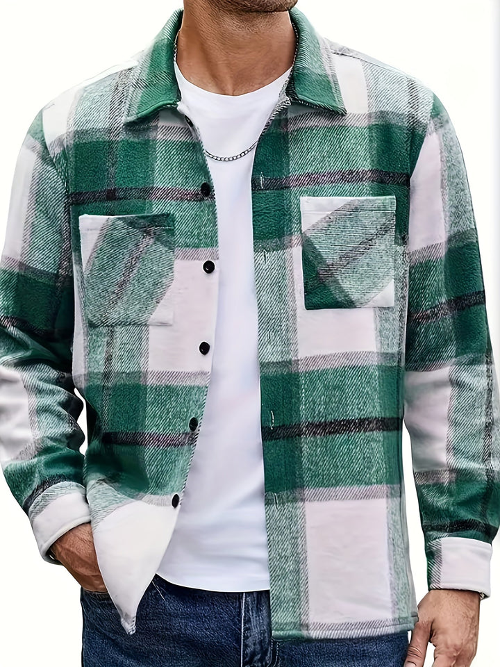 Corbin | Trwała Koszula Overshirt w Kratę