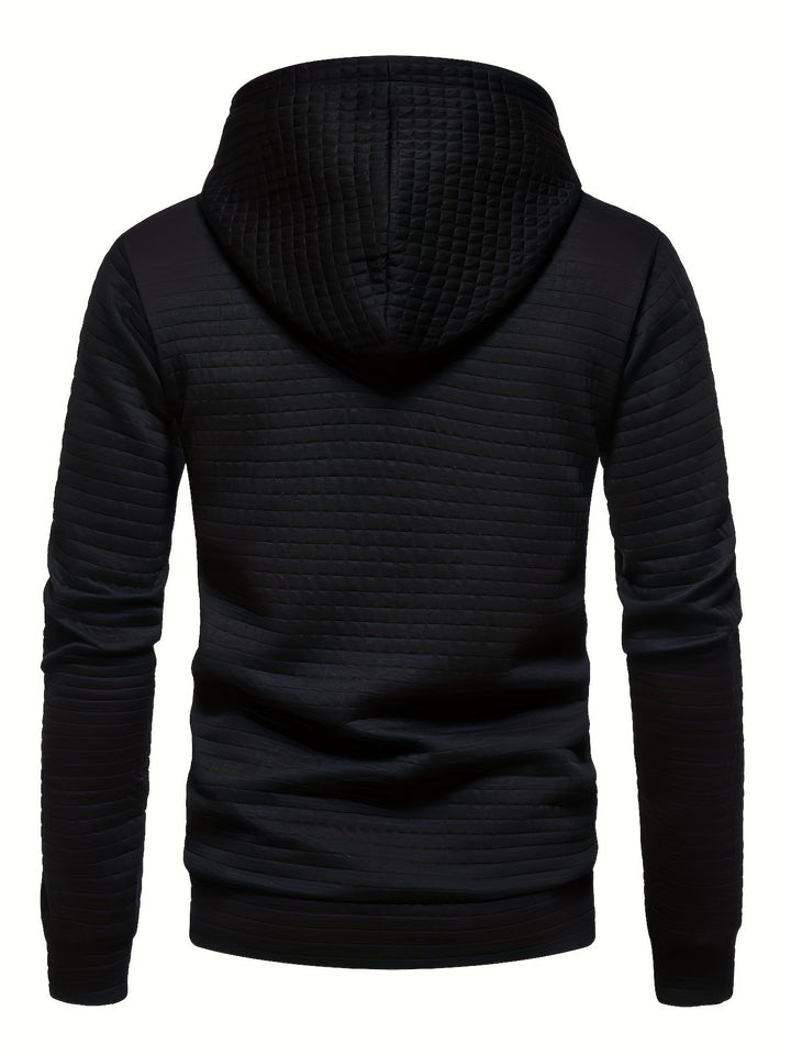 Harrison | Teksturowana bluza z kapturem
