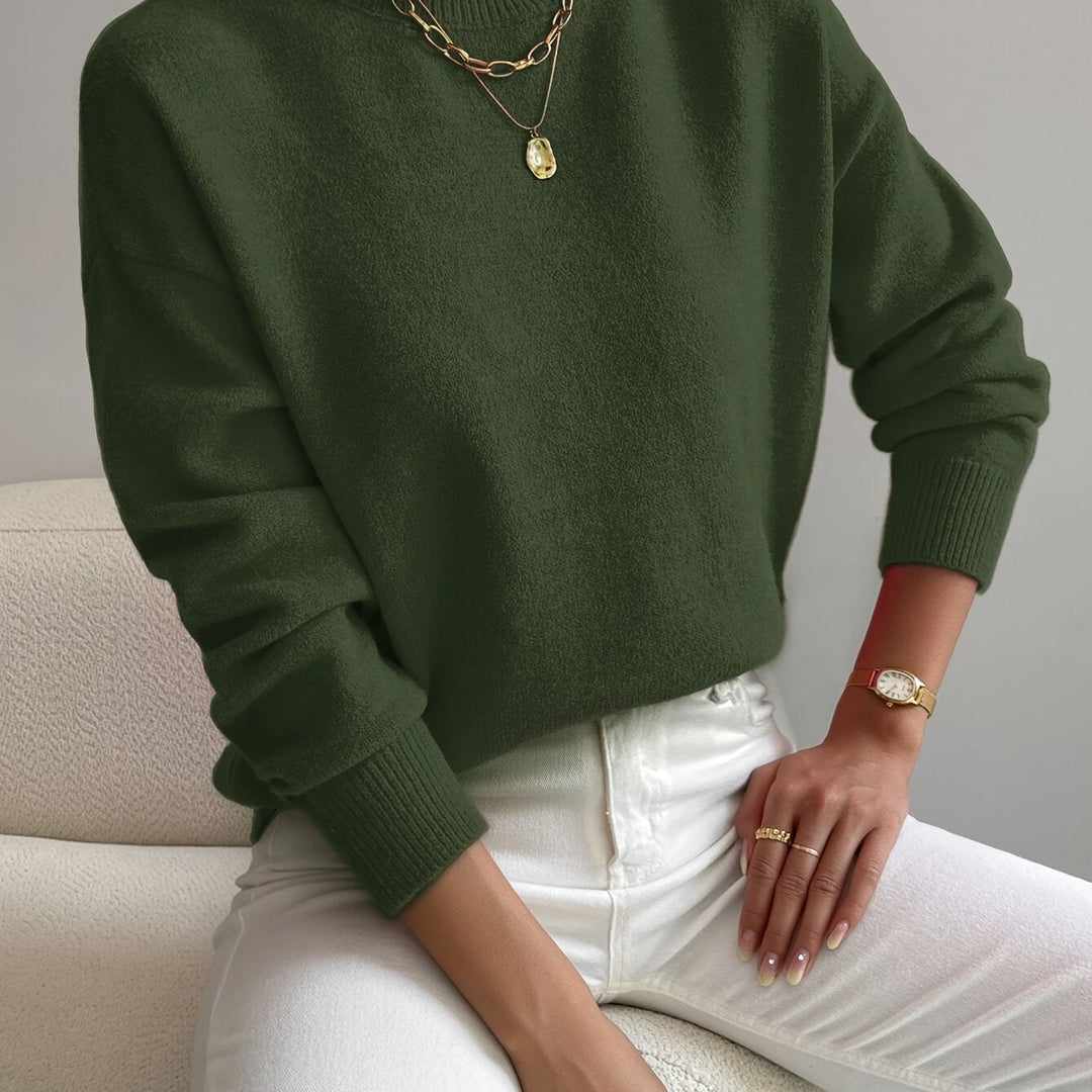 Lorelei | Elegancki Sweter z Mock Neck