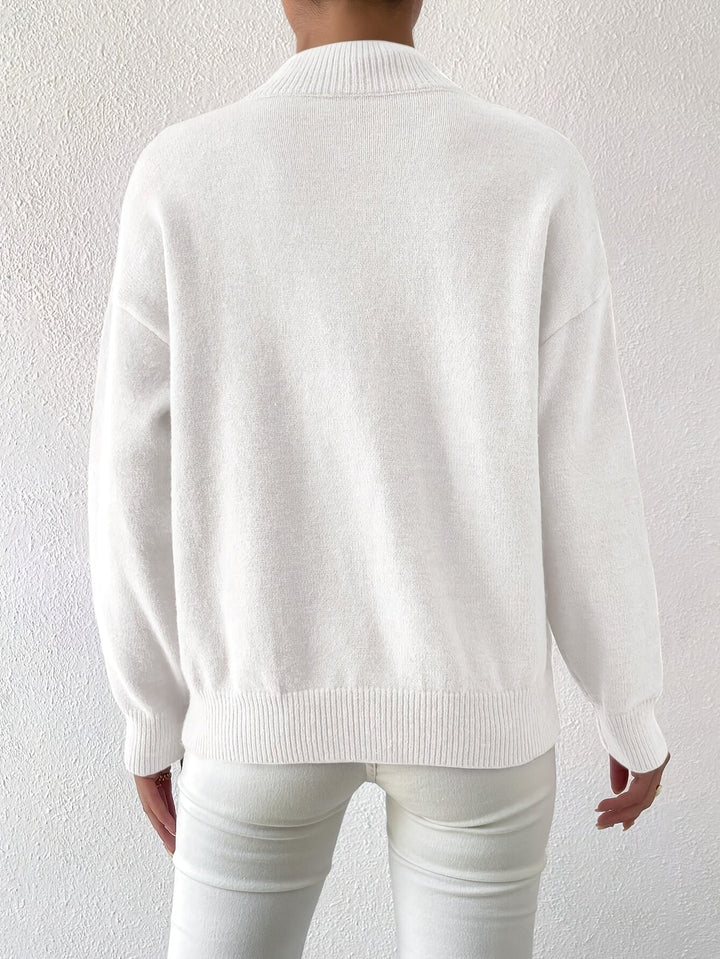 Lorelei | Elegancki Sweter z Mock Neck