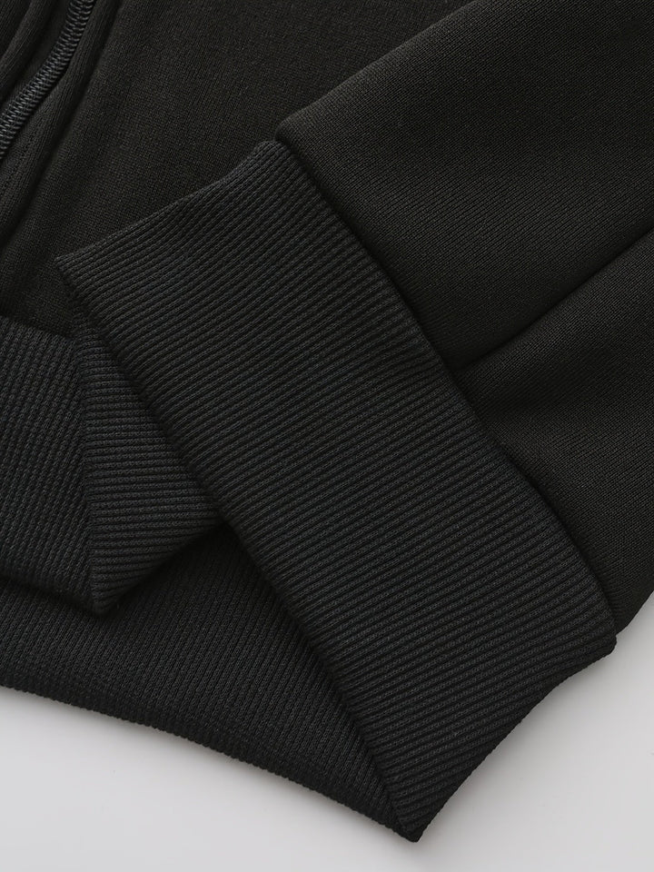 Cedric | Kolorowy Blok Zip-Up Hoodie