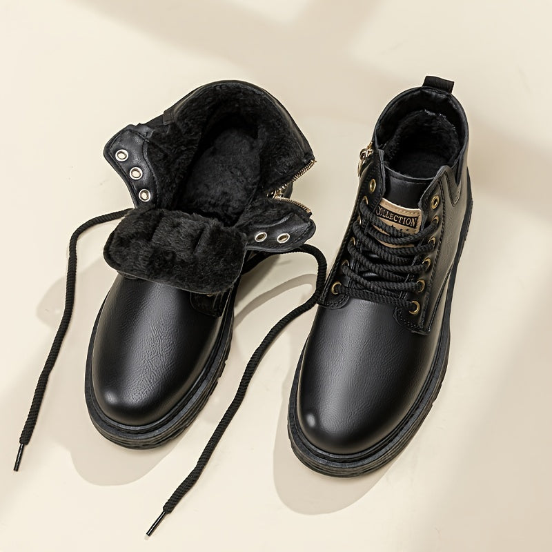 Duncan | Wytrzymałe wysokie buty sznurowane