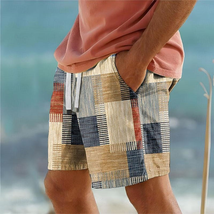 Dean | Szorty kąpielowe w stylu patchwork