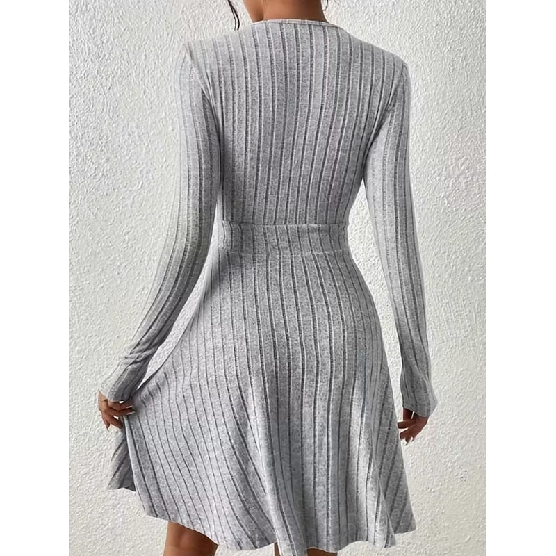 Yvonne | Sukienka A-Line z Dekoltem Wrap