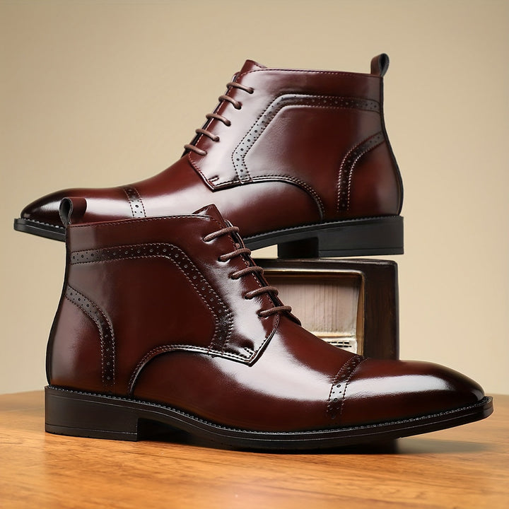 Everly | Eleganckie Botki za Kostkę z Noskiem